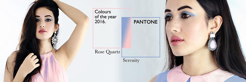 Master Pantone's Colours of the Year.. Rose quartz And  Serenity!