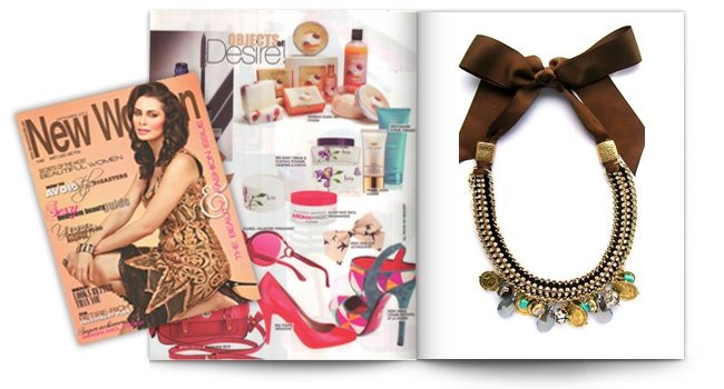 Femina, Coin and Stone Neckpiece