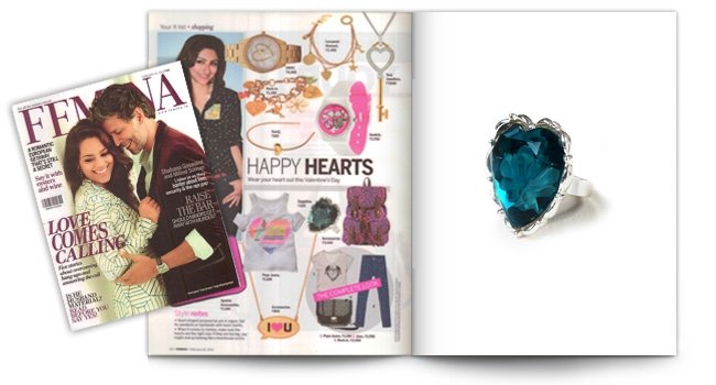 Femina, Heart Stone Ring