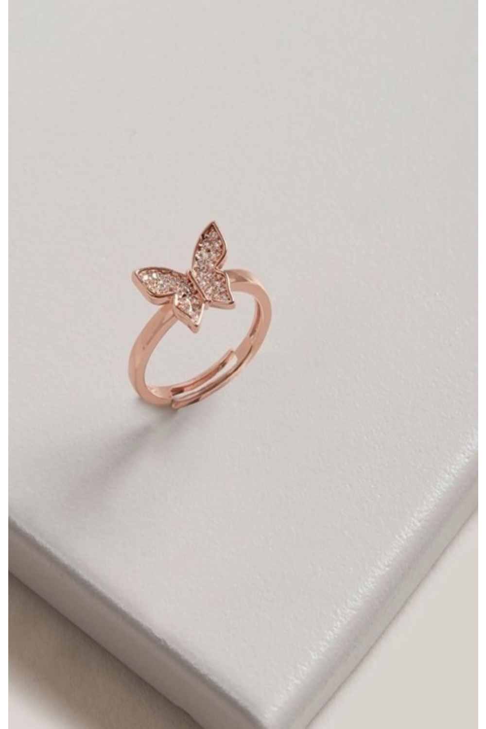 Sukkhi Eye Golden Butterfly Gold Plated CZ Ring for Women - Sukkhi.com