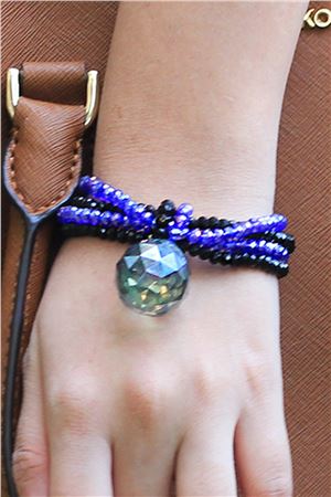 Ocean Drop Crystal Blue Bracelet