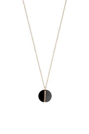 The Elara Black Stone Pendant Necklace