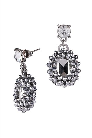 Intergalactic Crystal Statement Drop Earrings