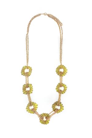 Bijou Green Glass Necklace