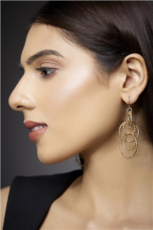 Scarlett Gold Rings Earrings