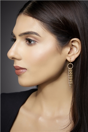 Hazel Gold Link Delicate Earrings