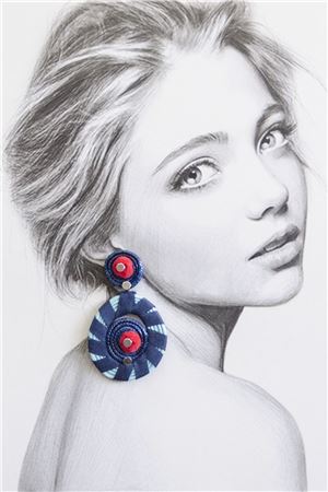 Brunnera Rain Drop Earrings