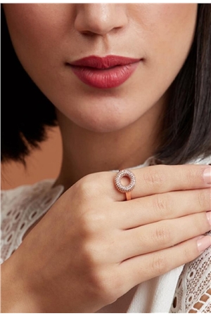 Rose Gold Cirle Ring