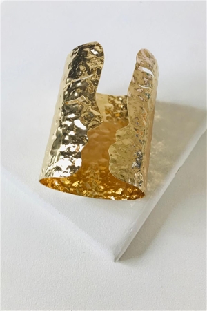Face Off Gold Cuff