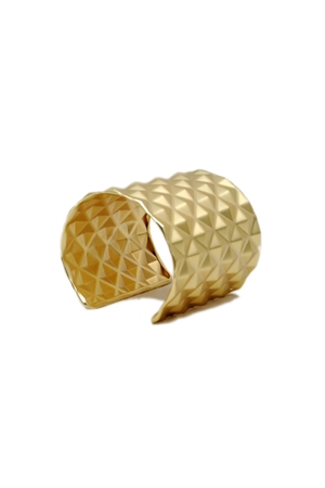 Checkered Gold Cuff