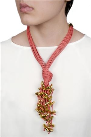 Brink Pink Knotty Necklace