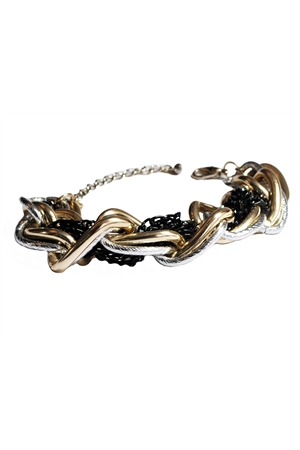 Tricolor Crossover Bracelet