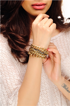 Chunky Gold Chain Bracelet