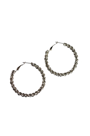 Twisted Hoop Earrings