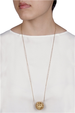 Filigree Ball Pendant Necklace