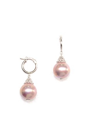 Iridescent Pearl Drop Earrings