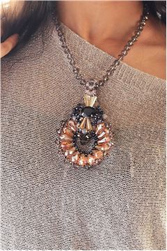 The Maleficient Gold Crystal Pendant Necklace The Maleficient Gold Crystal Pendant Necklace