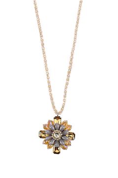 The Crystal Flower Priestess Pendant Necklace