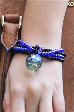 Ocean Drop Crystal Blue Bracelet