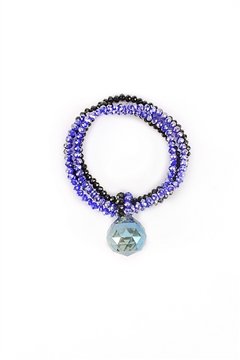 Ocean Drop Crystal Blue Bracelet