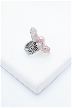 The Babydoll Crystal Floral Ring
