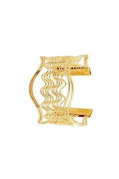 The Carina Gold Wave Cuff