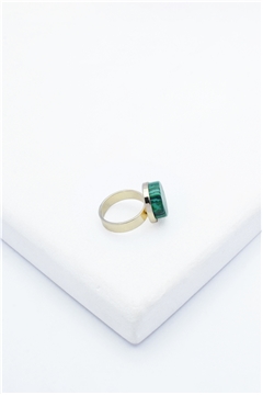 Green Tiger-Eye Ring