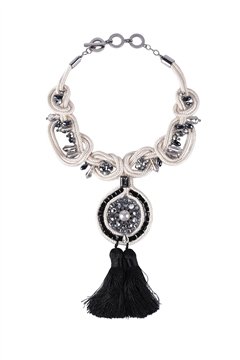 Threaded With Love Pearl Tassel Necklace