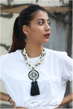 Threaded With Love Pearl Tassel Necklace