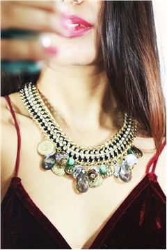 Treasure Of Charms Bib Necklace Treasure Of Charms Bib Necklace