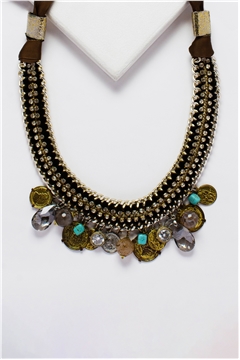 Treasure Of Charms Bib Necklace