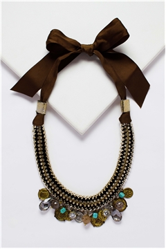 Treasure Of Charms Bib Necklace