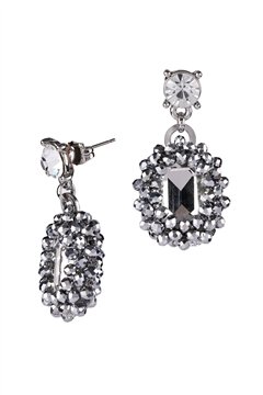 Intergalactic Crystal Statement Drop Earrings