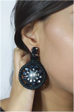 Black Beauty Pearl Statement Earrings