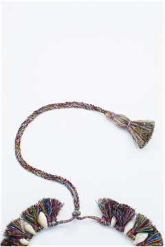 Multi-Thread Florescent Shell Necklace