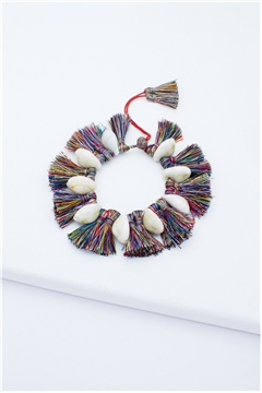 Multi-Thread Shell Bracelet