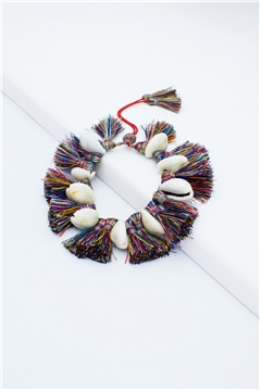 Multi-Thread Shell Bracelet