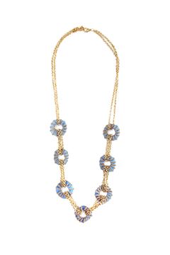 Blue Lagoon Glass Necklace