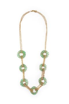 Appletini Green Glass Necklace