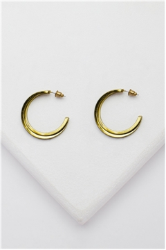 Gold Double Hoop Earrings