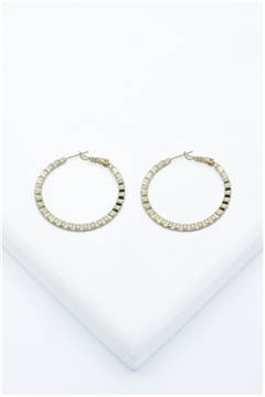 Rosaline Gold Hoop Earrings