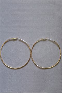 Aurora Gold Hoop Earrings