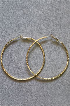 Aurora Gold Hoop Earrings