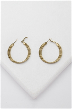 Luciana Gold Hoop Earrings