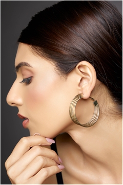 Ximena Gold Hoop Earrings