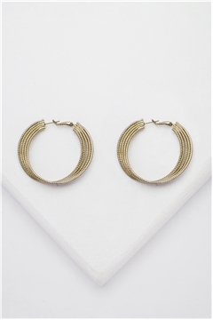 Ximena Gold Hoop Earrings