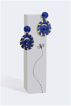 Iris Rain Drop Earrings