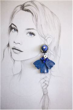 Petunia Petale Resortwear Drop Earrings