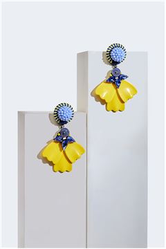 Soleil Primrose Petale Beachwear Drop Earrings