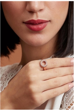 Rose Gold Cirle Ring